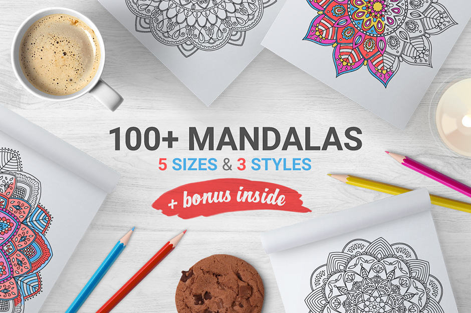 DIY a Cheap 100+Page Adult Coloring Book for $11 + Get $735 worth of Design Goodies for $1