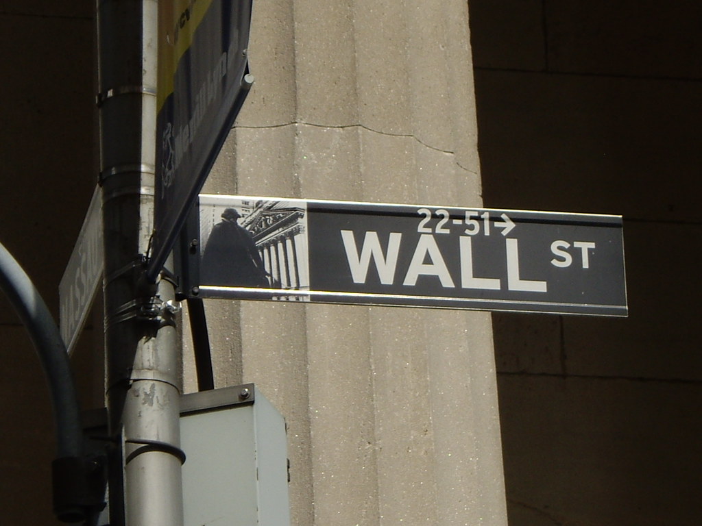 Wall Street signpost