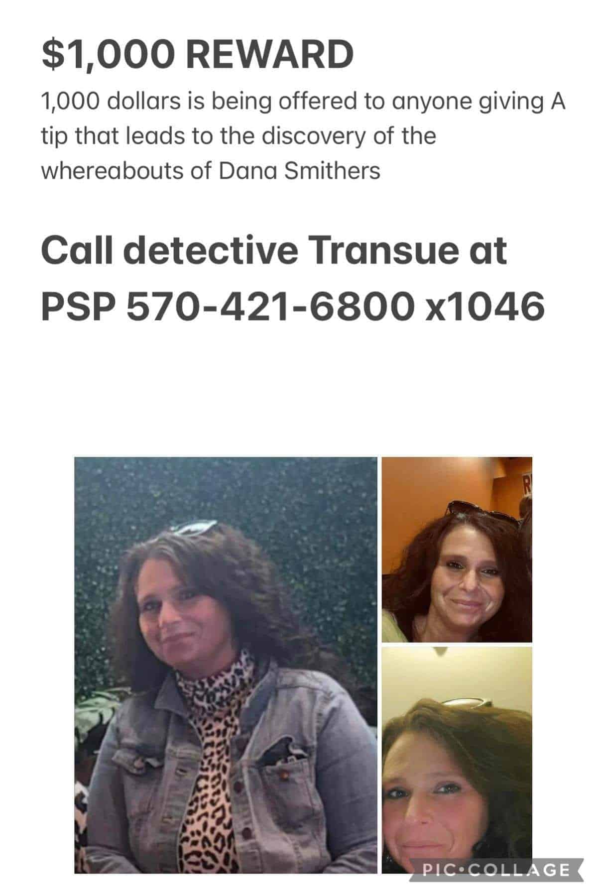 Dana Smithers Still Missing After 72 Days. Family Now Offering Reward.
