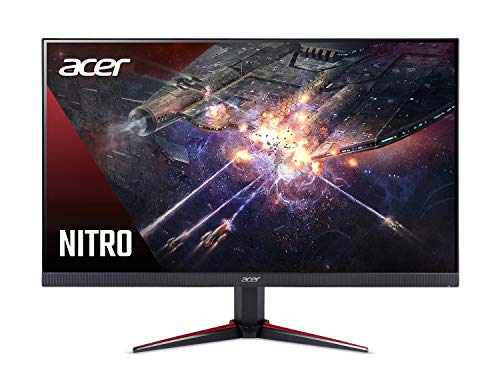 Acer Nitro VG240Y Pbiip 23.8 Inches Full HD (1920 x 1080) IPS Gaming Monitor with AMD Radeon FreeSync Technology, Zero Frame, 144Hz, 1ms VRB, (2 HDMI 2.0 & 1 Display Port), Black