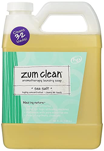 Indigo Wild Zum Clean Laundry Soap, Sea Salt, 32 Fluid Ounce