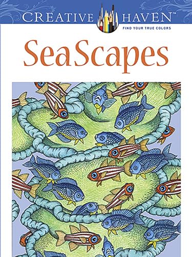 11 Adult Coloring Books For Everyone Who Loves The Ocean 10 creative haven seascape coloring book