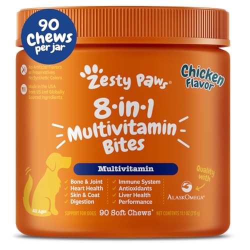 6 Best Dog Vitamins & Supplements To Enhance Your Pup's Health 5 zesty paws
