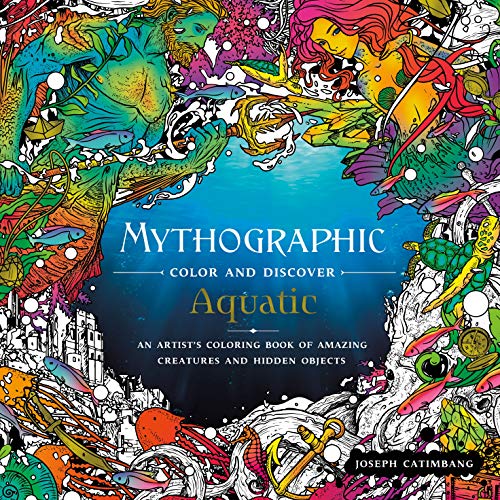 11 Adult Coloring Books For Everyone Who Loves The Ocean 27 Mythographic Color and Discover ocean