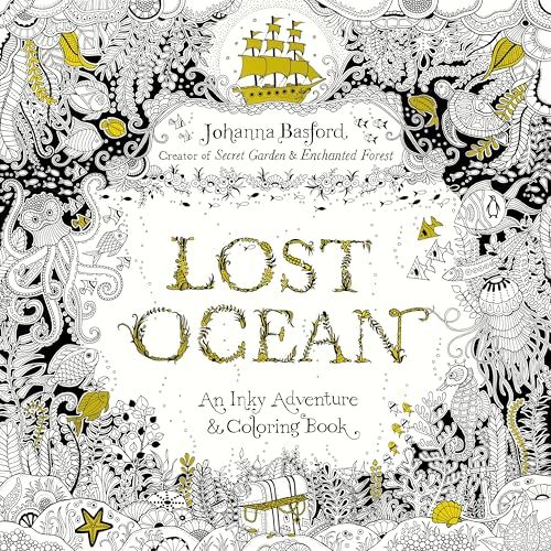 11 Adult Coloring Books For Everyone Who Loves The Ocean 2 lost ocean coloring book for adults