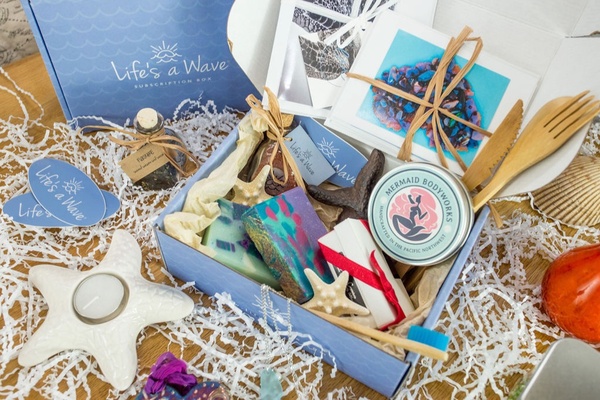 10 Nifty Subscription Boxes for Mom That Are Perfect for Mother's Day 16 Life's a Wave BEACH box