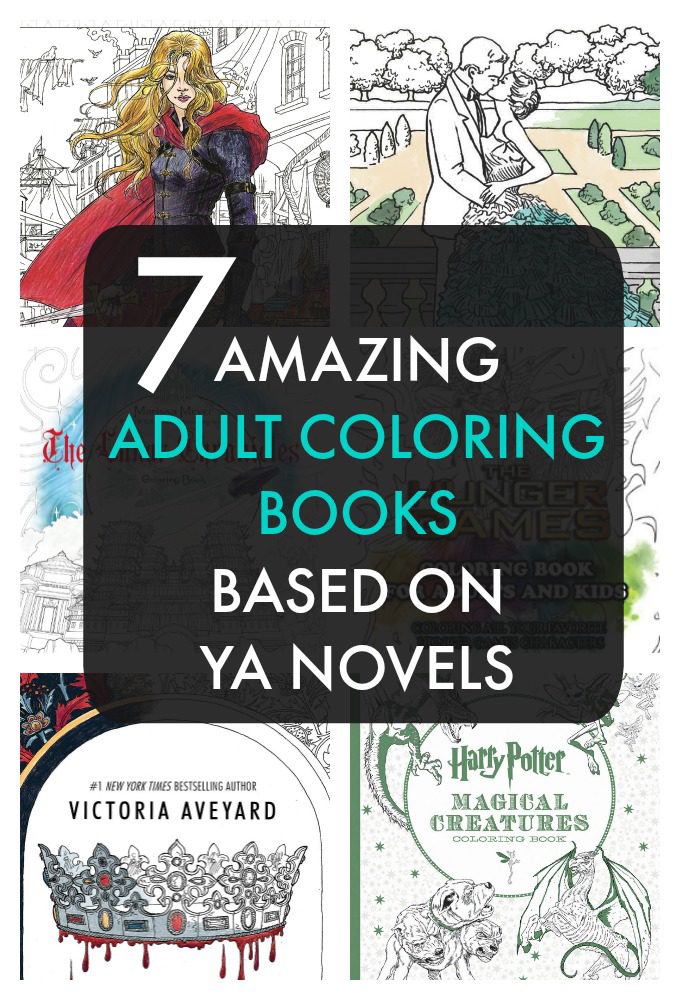 7 Amazingly Creative Adult Coloring Books Based On Young Adult Novels