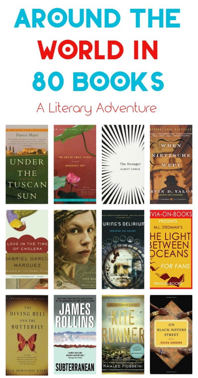 Want to travel the world, but don't really have the funds to hop on a plane and fill up your passport? Reading books based in other countries is really the next best thing! Check out 80 books that take place in 80 different countries. 