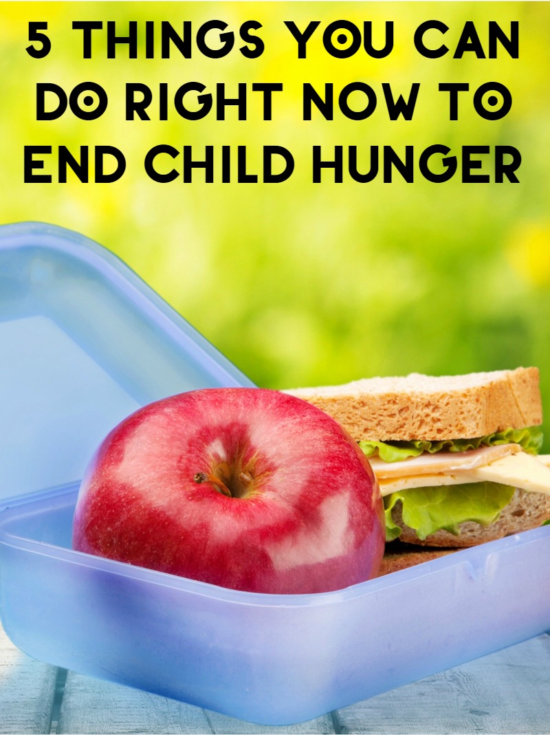 5 Easy Ways You Can Help End Child Hunger Today #ChildHungerEndsHere
