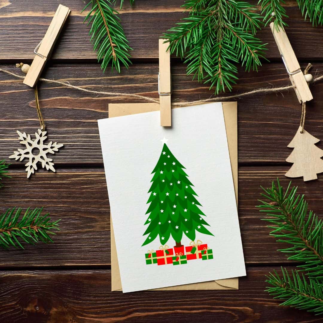 Holiday Greeting Card Display