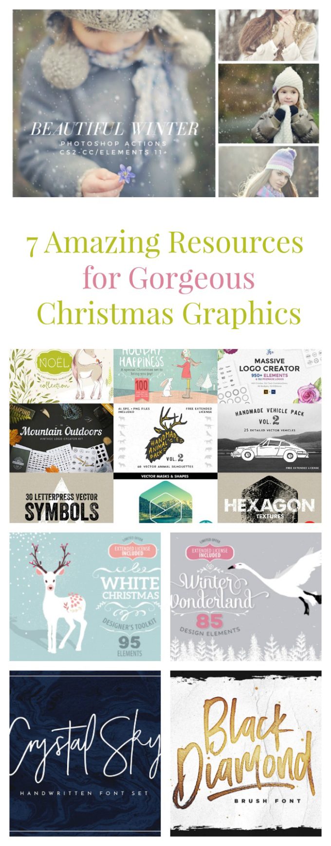 7 Amazing Resources to Rock Your Christmas Graphics