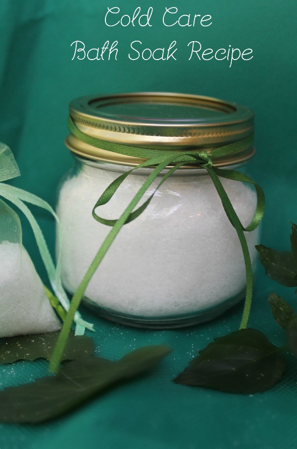 Cold Care Bath Soak Recipe with Apothecary Extracts Tea Tree Oil