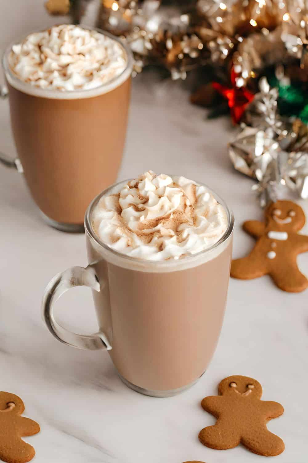 How to Make the Perfect Gingerbread Latte 3 Sip holiday joy with my Perfect Gingerbread Latte recipe! Aromatic espresso, steamed gingerbread-infused milk, topped with whipped cream and spice. SO good!