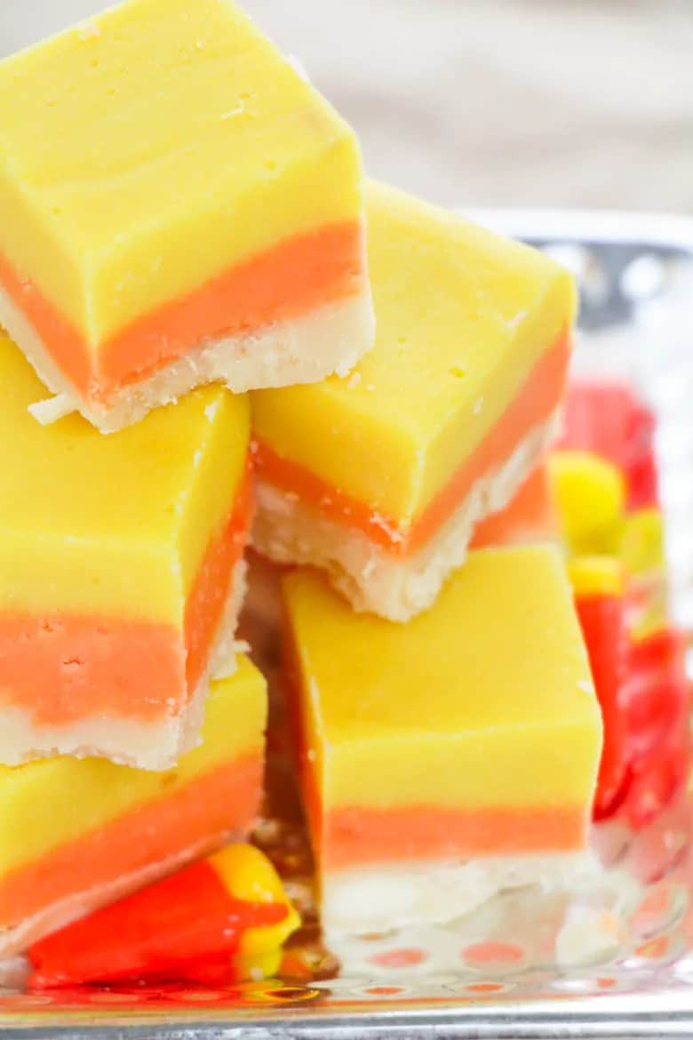 CANDY CORN FUDGE