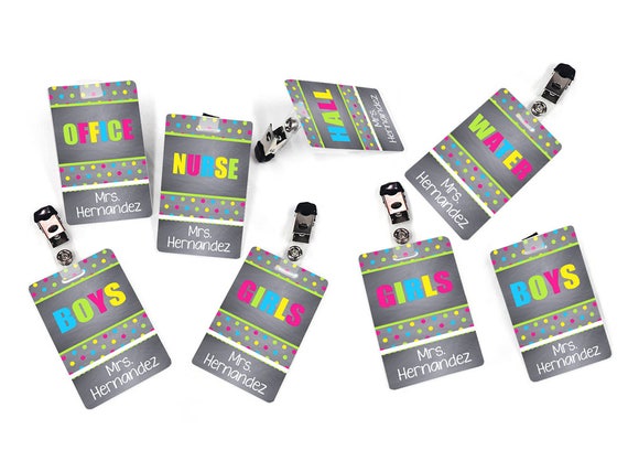 15 Handmade Teacher Gifts That You Can Buy on Etsy 17 Personalized Hall Passes