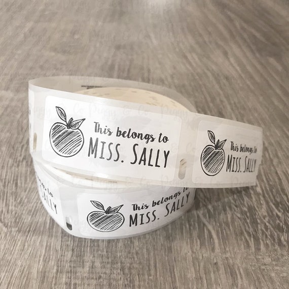 15 Handmade Teacher Gifts That You Can Buy on Etsy 12 This Belongs To...Labels