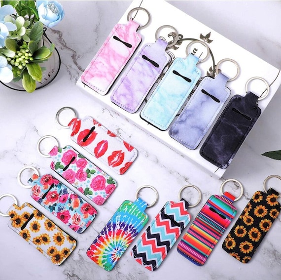 15 Handmade Teacher Gifts That You Can Buy on Etsy 14 Wristlet Keychain With Chapstick Holder