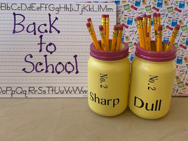 15 Handmade Teacher Gifts That You Can Buy on Etsy 3 Classroom Pencil Holder Classroom Procedures Teacher Gift