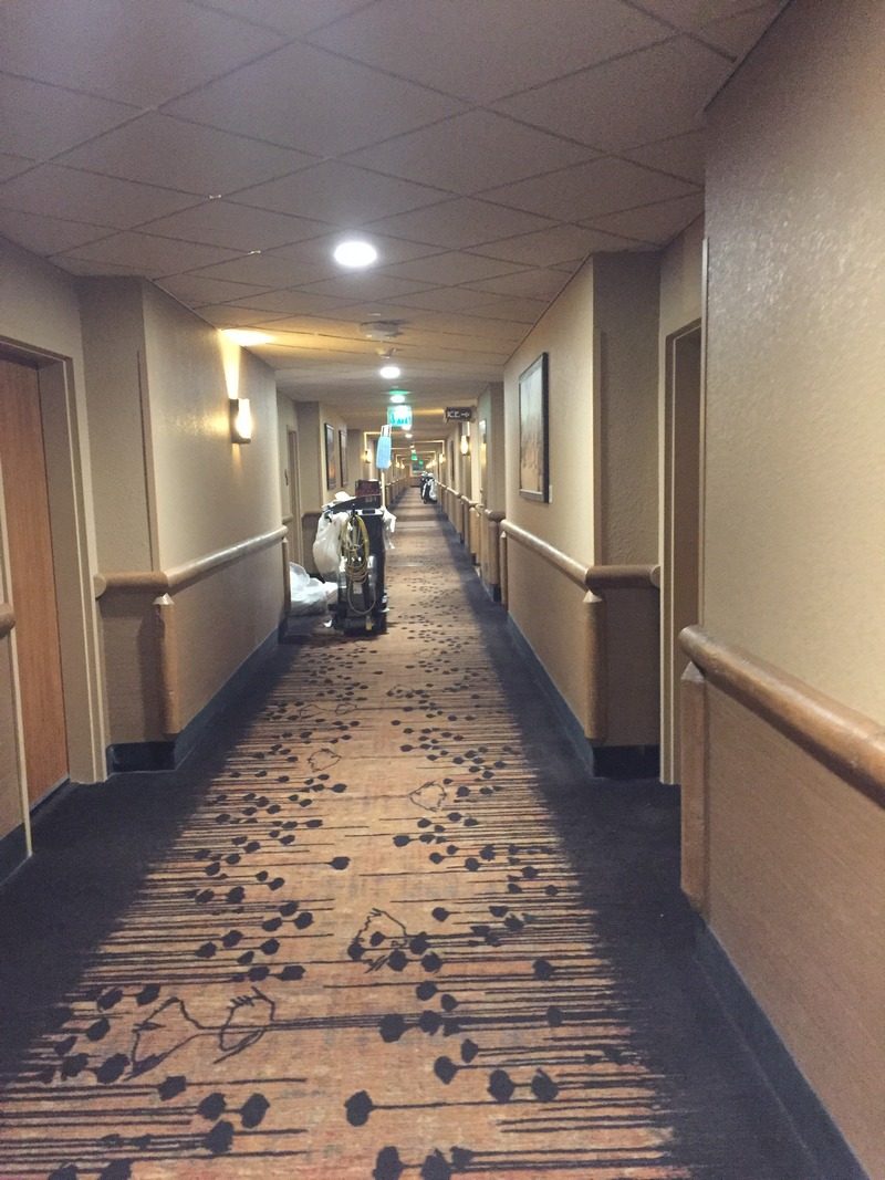 Kalahari Pocono Resort crazy long hallways