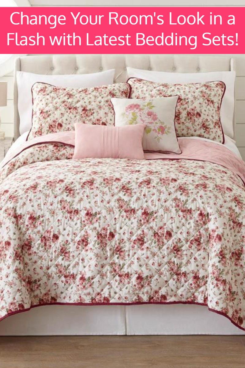 Give your bedroom a makeover in a flash and on a budget with a gorgeous new bed set from Latest Bedding! Check it out!