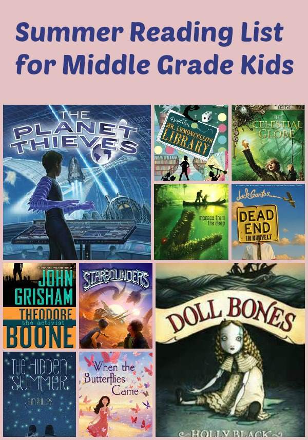Summer Reading List for Middle Grade Kids