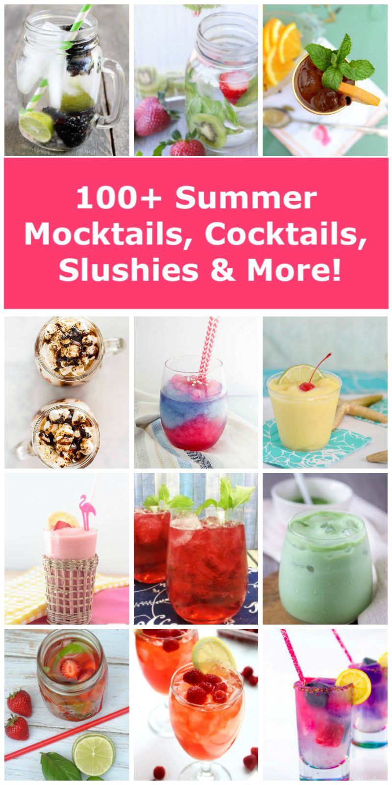 Looking for some outstandingly refreshing and delicious summer drink recipes? I've got you covered! Read on for the ultimate list of summer drinks, including cocktails, mocktails, frozen delights, totally kid-friendly recipes and more!