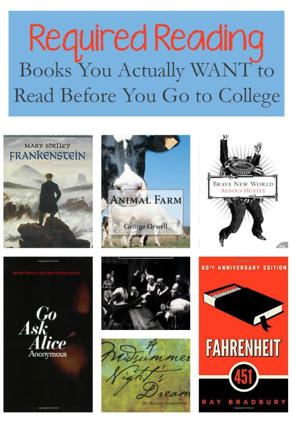 Required Reading: 7 Novels You Actually WANT to Read Before College