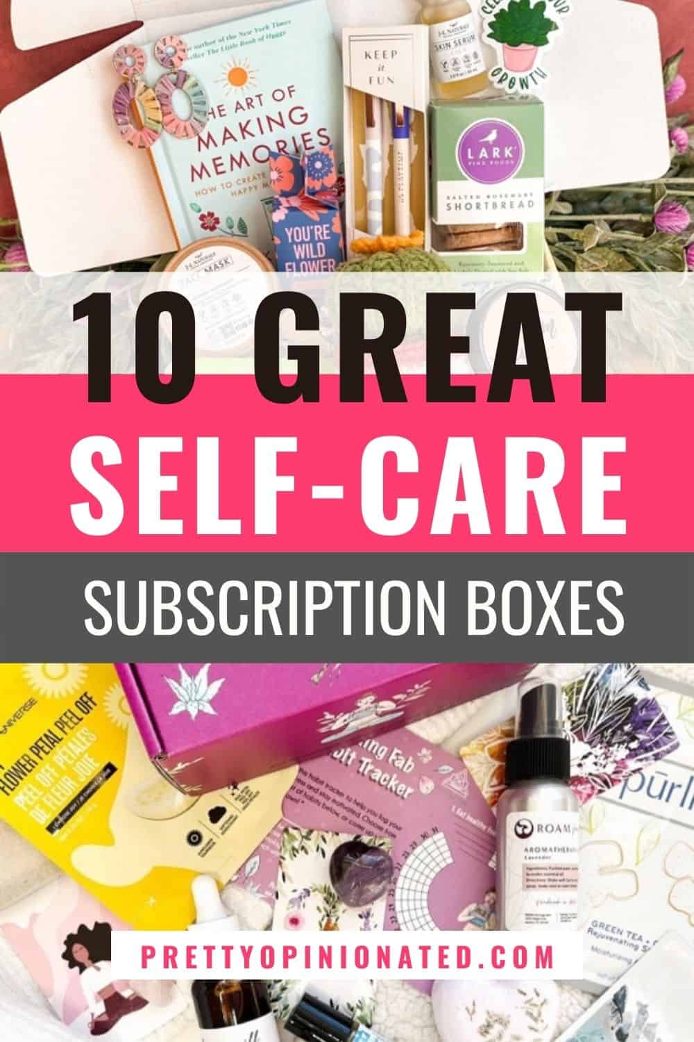 Since May is Mental Health Awareness month, I thought now would be a great time to share some of my favorite self-care subscription boxes. Check them out!