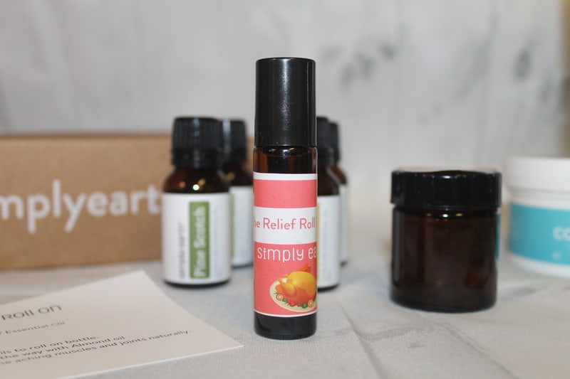 Make Your Own Natural Ache Relief Roll On & More With November’s Simply Earth Recipe Box!