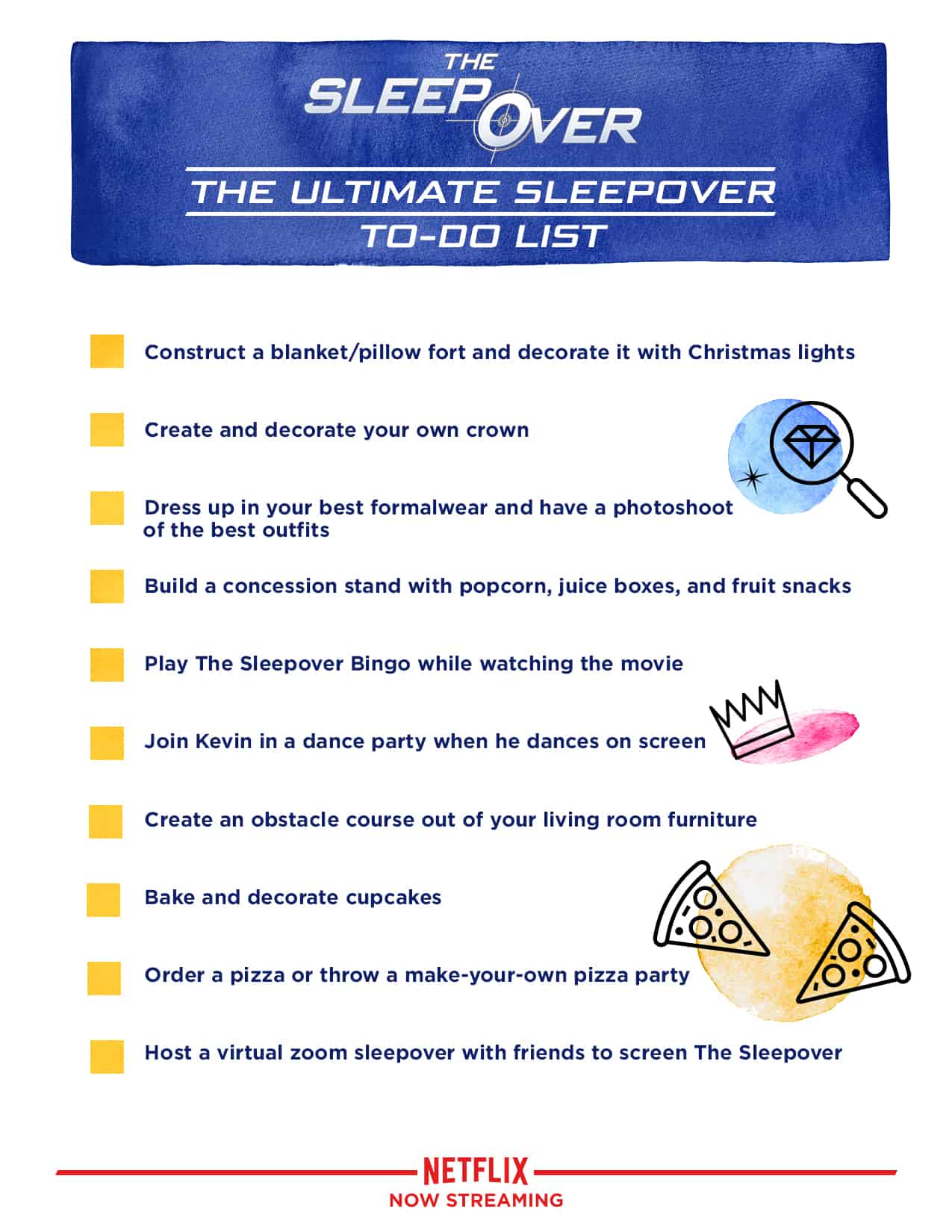 The Ultimate Sleepover Checklist 