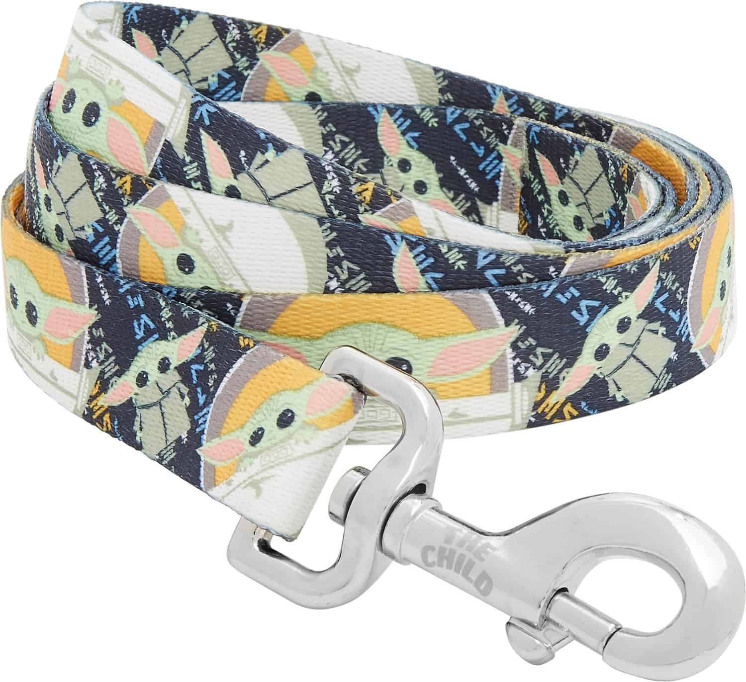 STAR WARS THE MANDALORIAN'S THE CHILD Dog Leash, part of the chewy disney dog collection