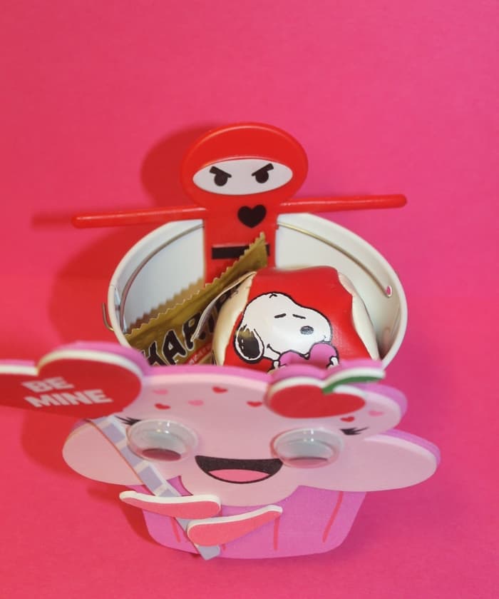 DIY Magnetic Valentine's Day Treat Pails for Kids