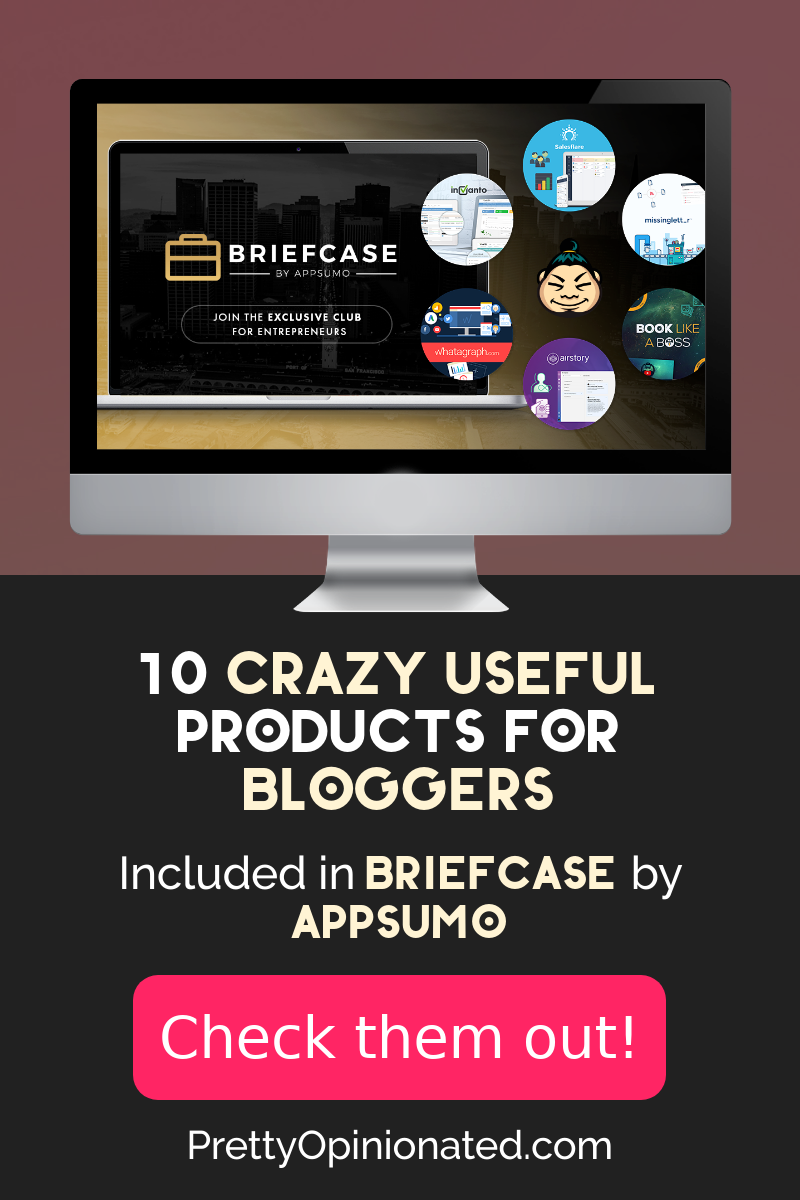 10 Crazy Useful Products for Bloggers Included in AppSumo's Briefcase