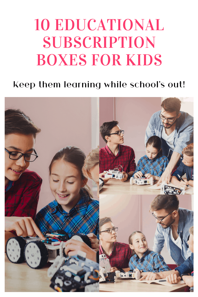 Want to keep kids learning without resorting to boring worksheets? Check out these 10 educational subscription boxes that teach kids new skills in a fun way!