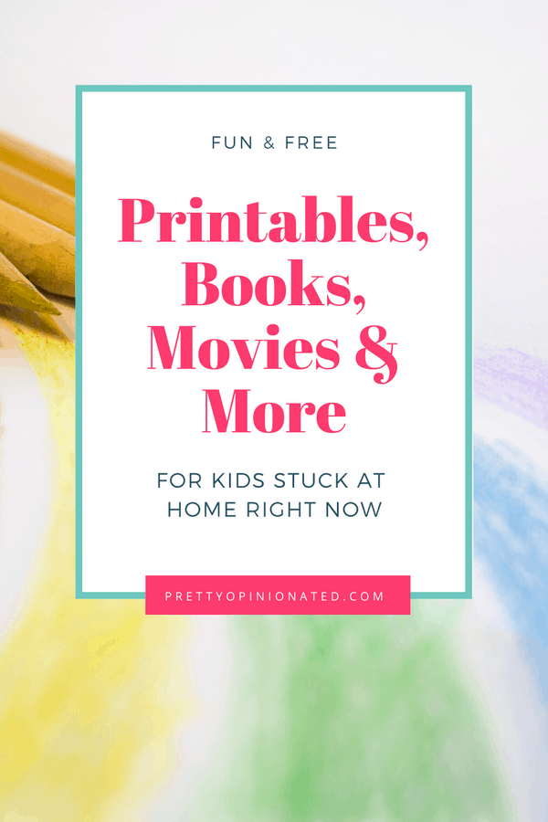 Wondering what on earth you'll do to keep kids occupied during school shutdowns?Check out my list of 50+ free resources and ideas that you can do at home, including printable games, coloring sheets, free eBooks, movies & more.
