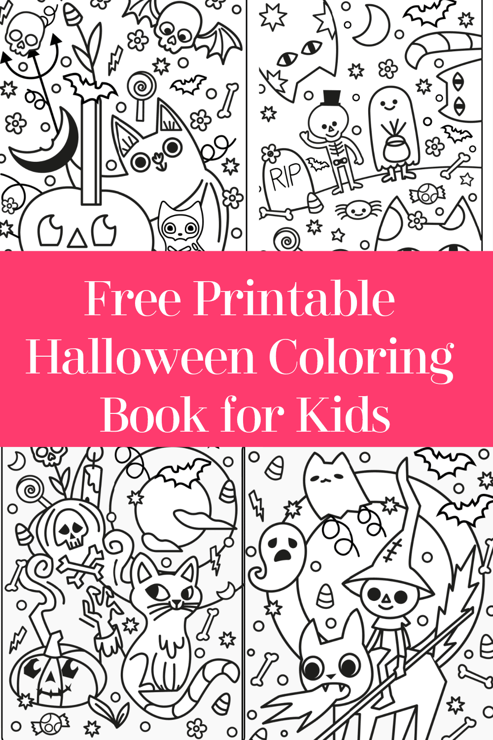 2 Free Printable Halloween Coloring Books for Kids (No Strings Attached)