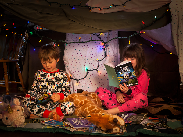 Imaginary Friends-Children Reading-Capes in the Family_photo
