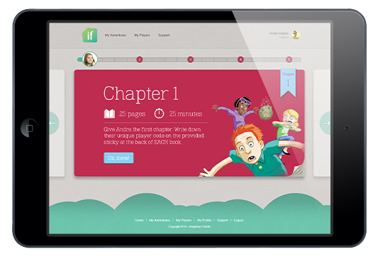 Imaginary Friends_Parent Interface_iPad