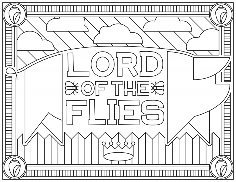 Grab 6 FREE Printable Adult Coloring Pages Inspired by Your Favorite Books!