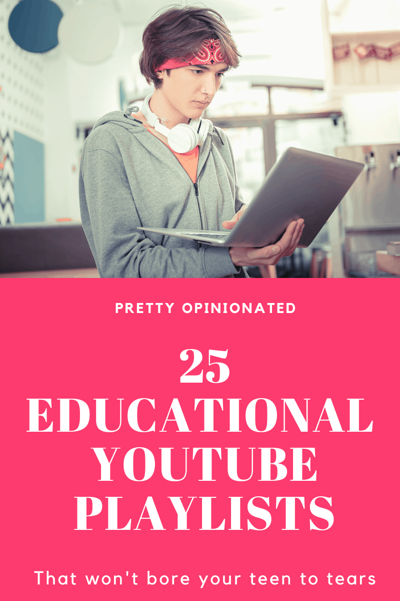 If your high school kids are doing distance learning this fall, these YouTube playlists and videos will come in super handy. They're far more engaging than a the platform most schools use. Take a look!